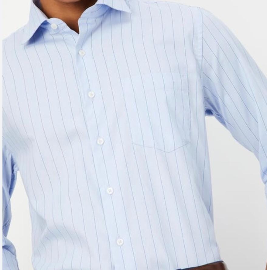 Light blue pinstripe dress shirt